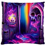 Purple Drawing Digital Art Standard Flano Cushion Case (One Side) Front