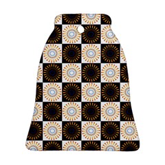 Illustration Checkered Pattern Decoration Ornament (bell)