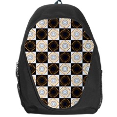 Illustration Checkered Pattern Decoration Backpack Bag by Amaryn4rt