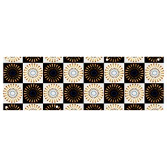 Illustration Checkered Pattern Decoration Banner And Sign 9  X 3  by Amaryn4rt