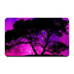 Tree Men Space Universe Surreal Magnet (rectangular) by Amaryn4rt