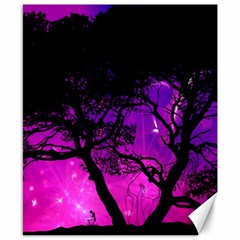 Tree Men Space Universe Surreal Canvas 8  X 10  by Amaryn4rt