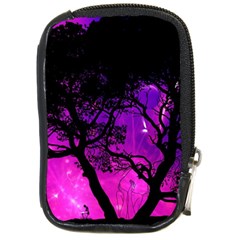 Tree Men Space Universe Surreal Compact Camera Leather Case by Amaryn4rt