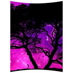 Tree Men Space Universe Surreal Back Support Cushion by Amaryn4rt