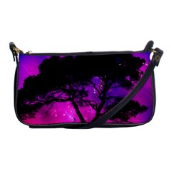 Tree Men Space Universe Surreal Shoulder Clutch Bag by Amaryn4rt