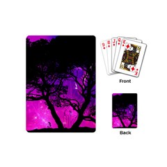 Tree Men Space Universe Surreal Playing Cards Single Design (mini)