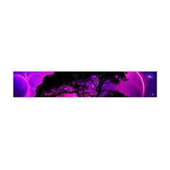 Tree Men Space Universe Surreal Flano Scarf (mini) by Amaryn4rt