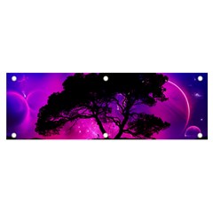 Tree Men Space Universe Surreal Banner And Sign 6  X 2 