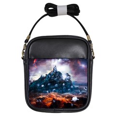 Artificial Intelligence Surreal Girls Sling Bag