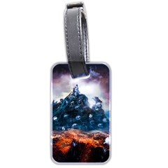 Artificial Intelligence Surreal Luggage Tag (two Sides) by Amaryn4rt