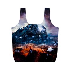 Artificial Intelligence Surreal Full Print Recycle Bag (m) by Amaryn4rt