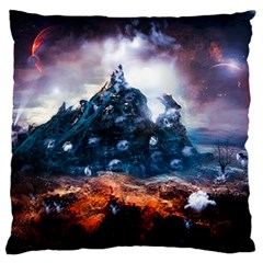 Artificial Intelligence Surreal Large Flano Cushion Case (one Side) by Amaryn4rt