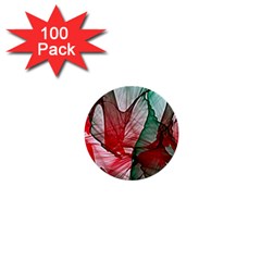 Abstract Pattern Art Colorful 1  Mini Buttons (100 Pack) 