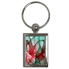 Abstract Pattern Art Colorful Key Chain (rectangle) by Amaryn4rt