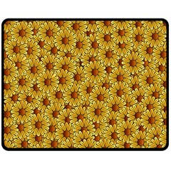 Floral Wallpaper Floral Background Double Sided Fleece Blanket (medium)  by Amaryn4rt