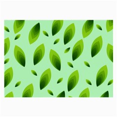 Background Pattern Leaves Nature Large Glasses Cloth by Amaryn4rt