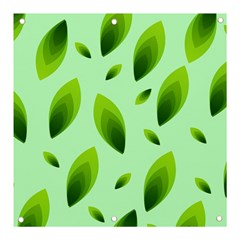 Background Pattern Leaves Nature Banner And Sign 3  X 3 