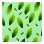 Background Pattern Leaves Nature Banner and Sign 3  x 3  Front