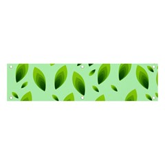 Background Pattern Leaves Nature Banner And Sign 4  X 1 