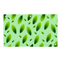 Background Pattern Leaves Nature Banner And Sign 5  X 3 