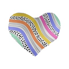 Background Abstract Wallpaper Standard 16  Premium Heart Shape Cushions by Amaryn4rt