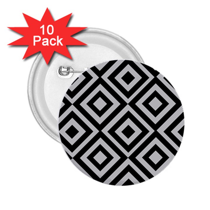 Background Pattern Geometric 2.25  Buttons (10 pack) 