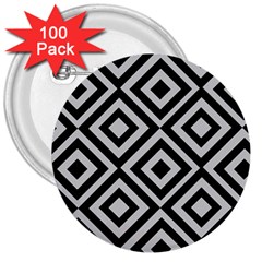 Background Pattern Geometric 3  Buttons (100 pack) 