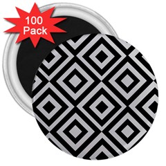 Background Pattern Geometric 3  Magnets (100 pack)