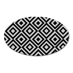 Background Pattern Geometric Oval Magnet