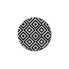 Background Pattern Geometric Golf Ball Marker