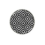 Background Pattern Geometric Hat Clip Ball Marker (4 pack) Front