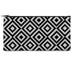 Background Pattern Geometric Pencil Case by Amaryn4rt