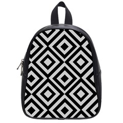 Background Pattern Geometric School Bag (Small)