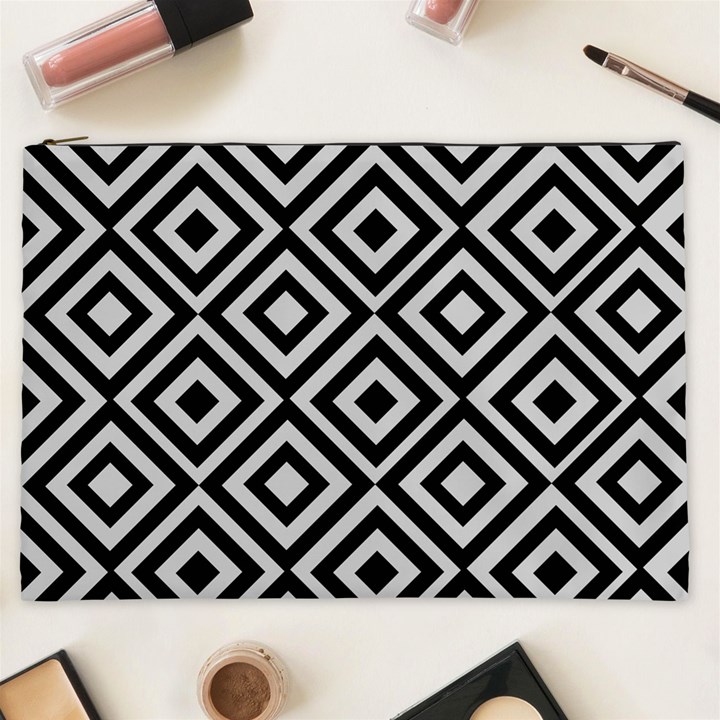 Background Pattern Geometric Cosmetic Bag (XXL)