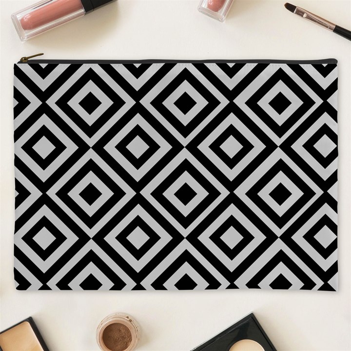 Background Pattern Geometric Cosmetic Bag (XXXL)