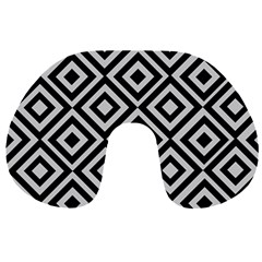 Background Pattern Geometric Travel Neck Pillow by Amaryn4rt