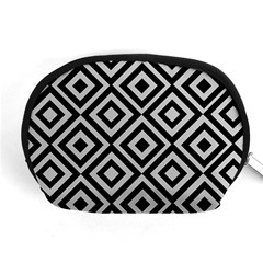 Background Pattern Geometric Accessory Pouch (Medium)