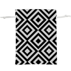 Background Pattern Geometric  Lightweight Drawstring Pouch (XL)