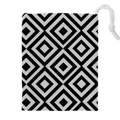 Background Pattern Geometric Drawstring Pouch (4XL)