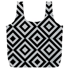 Background Pattern Geometric Full Print Recycle Bag (XXL)