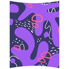 Abstract Background Shapes Banner Back Support Cushion by Amaryn4rt