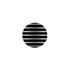 Black Silver Background Pattern Stripes 1  Mini Buttons by Amaryn4rt