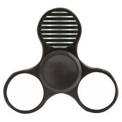 Black Silver Background Pattern Stripes Finger Spinner by Amaryn4rt