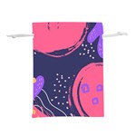 Abstract Background Shapes Banner Lightweight Drawstring Pouch (L) Front