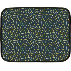 Abstract Pattern Sprinkles Double Sided Fleece Blanket (mini)  by Amaryn4rt