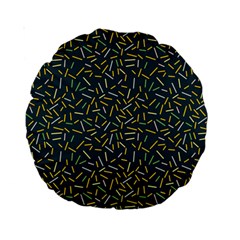 Abstract Pattern Sprinkles Standard 15  Premium Round Cushions by Amaryn4rt