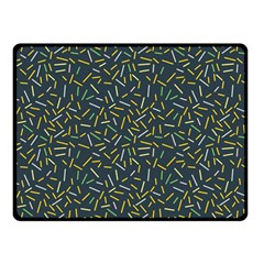 Abstract Pattern Sprinkles Double Sided Fleece Blanket (small)  by Amaryn4rt