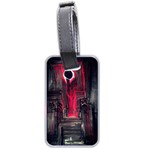 Stranger Things Fantasy Dark  Red Luggage Tag (two sides) Back