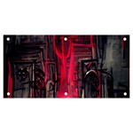 Stranger Things Fantasy Dark  Red Banner and Sign 6  x 3  Front