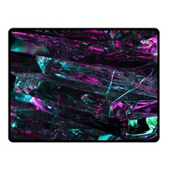 Space Futuristic Shiny Abstraction Fleece Blanket (small) by Amaryn4rt